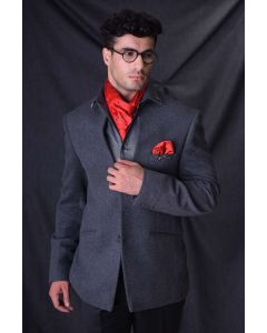 Men's Wool Notch LapelSuit