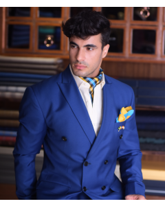 Textured blue Suit-Blue-42